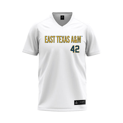 ETAMU - NCAA Softball : Layni Kimura - White Baseball Jersey-0