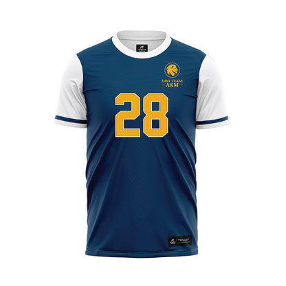 ETAMU - NCAA Women's Soccer : Judith Nandwa - Navy Soccer Jersey-0