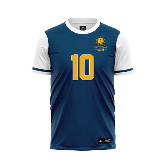 ETAMU - NCAA Women's Soccer : Alyssa Cox - Navy Soccer Jersey-0