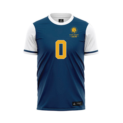 ETAMU - NCAA Women's Soccer : Emmy Finlinson - Navy Soccer Jersey-0