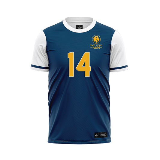 ETAMU - NCAA Women's Soccer : Tessa Arreola - Navy Soccer Jersey-0