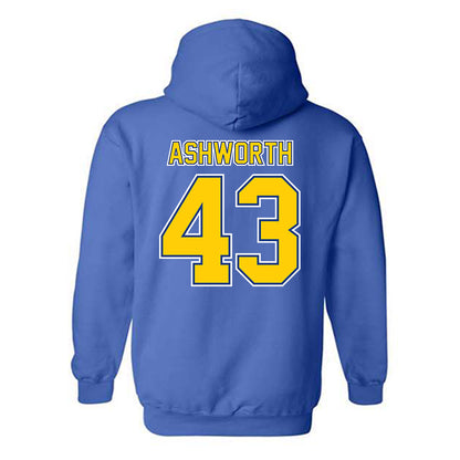 McNeese State - NCAA Baseball : Reese Ashworth - Classic Shersey Hooded Sweatshirt-1