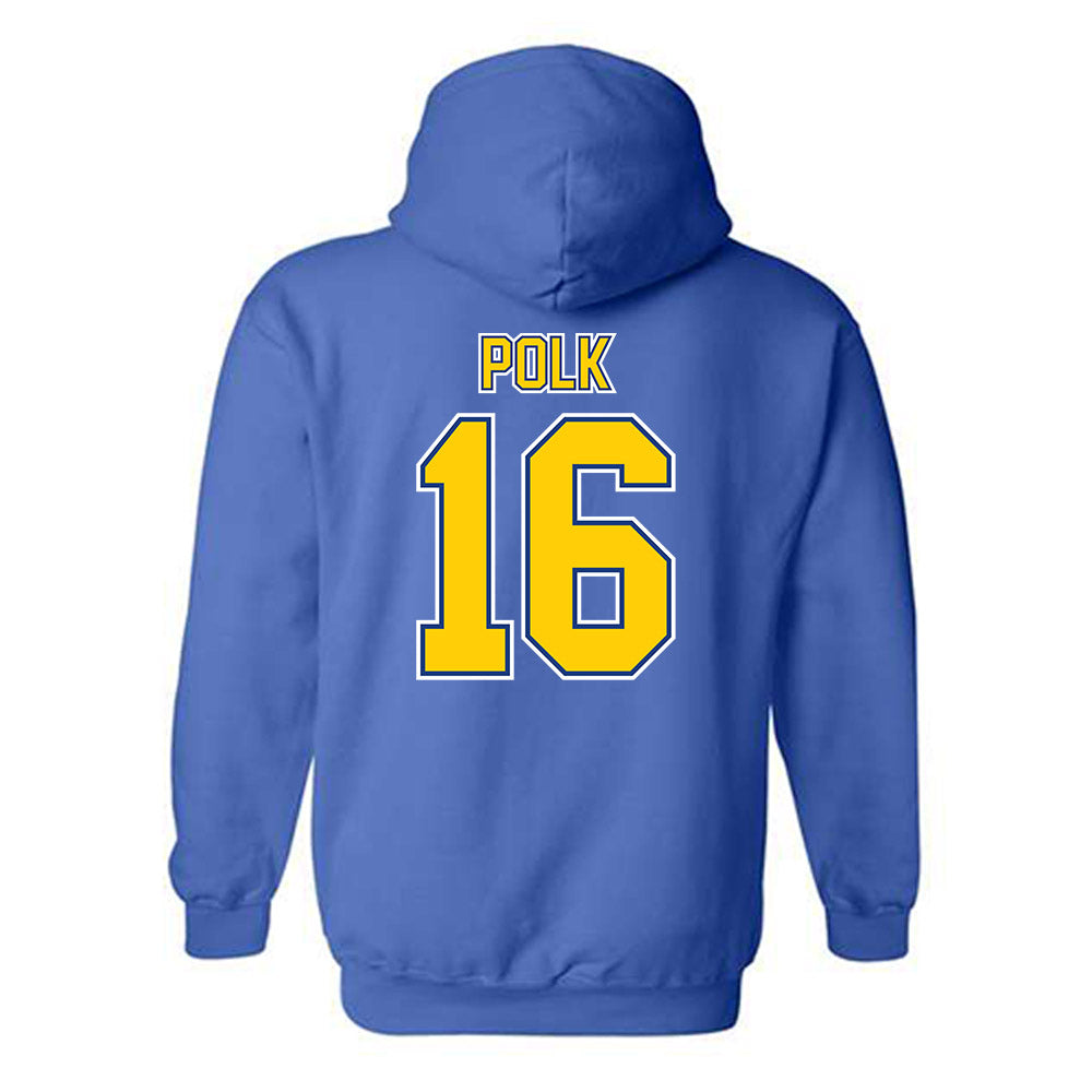 McNeese State - NCAA Football : Kylon Polk - Classic Shersey Hooded Sweatshirt-1