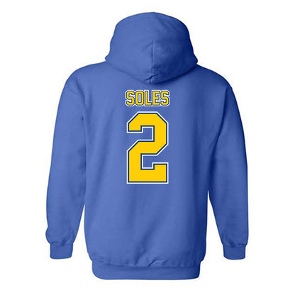 McNeese State - NCAA Women's Volleyball : Harmony Soles - Classic Shersey Hooded Sweatshirt-1