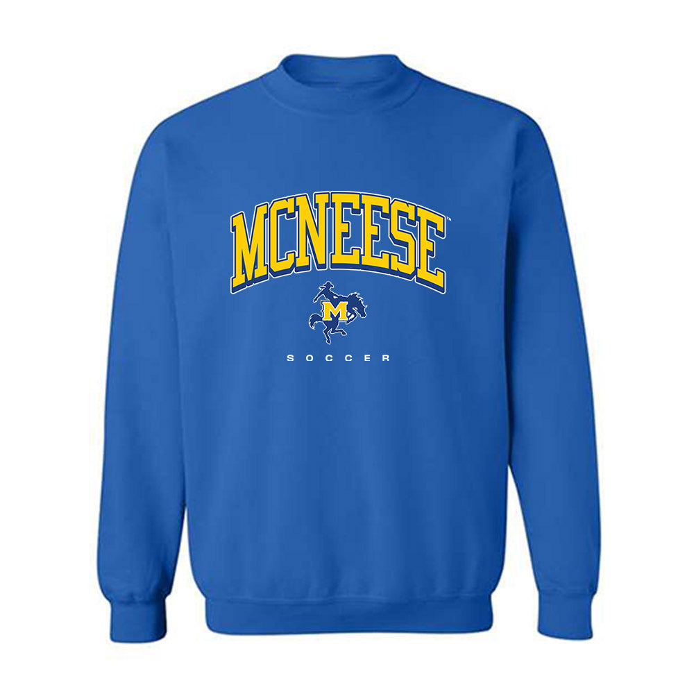 McNeese State - NCAA Women's Soccer : Vitoria Mitre - Classic Shersey Crewneck Sweatshirt-0