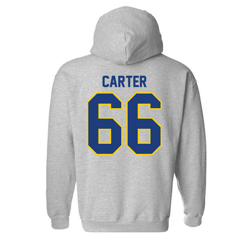 McNeese State - NCAA Football : Ian Carter - Classic Shersey Hooded Sweatshirt-1