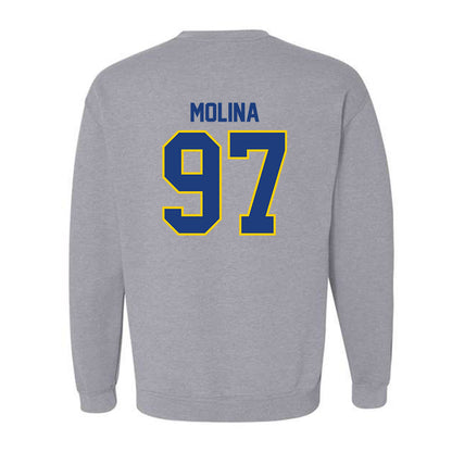 McNeese State - NCAA Football : Jacob Molina - Classic Shersey Crewneck Sweatshirt-1