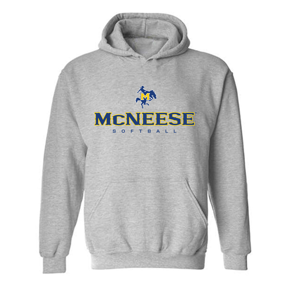 McNeese State - NCAA Softball : Malayna Daigle - Classic Shersey Hooded Sweatshirt-0