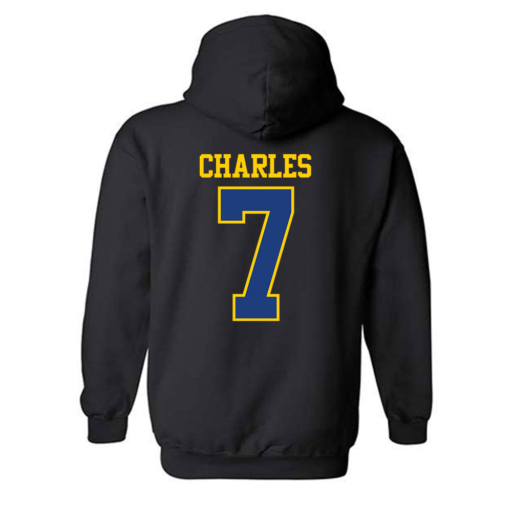 McNeese State - NCAA Football : Cohen Charles - Classic Shersey Hooded Sweatshirt-1