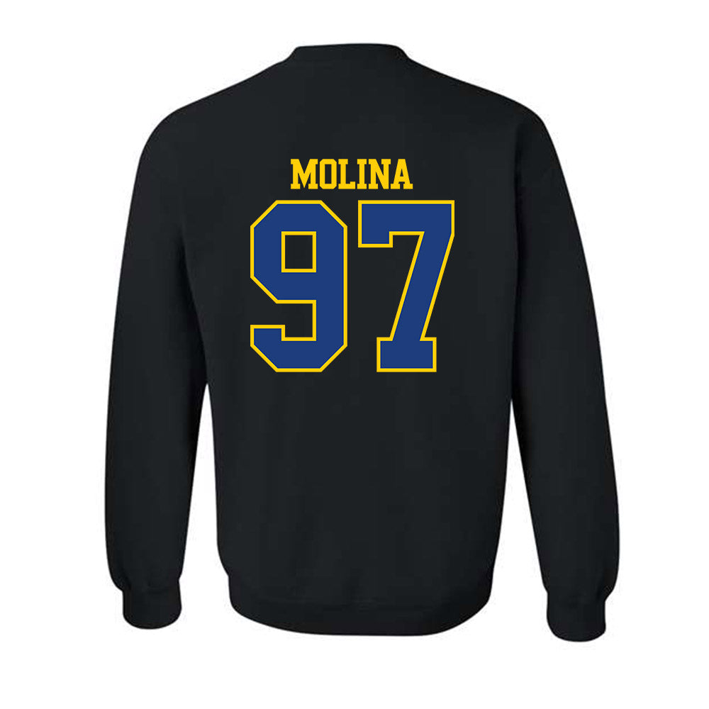 McNeese State - NCAA Football : Jacob Molina - Classic Shersey Crewneck Sweatshirt-1