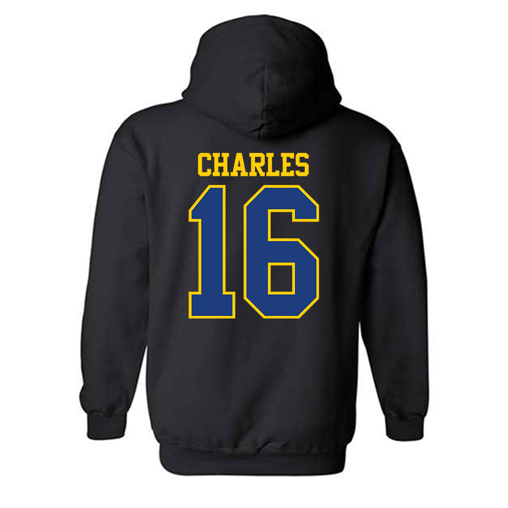 McNeese State - NCAA Football : Cohen Charles - Classic Shersey Hooded Sweatshirt-1