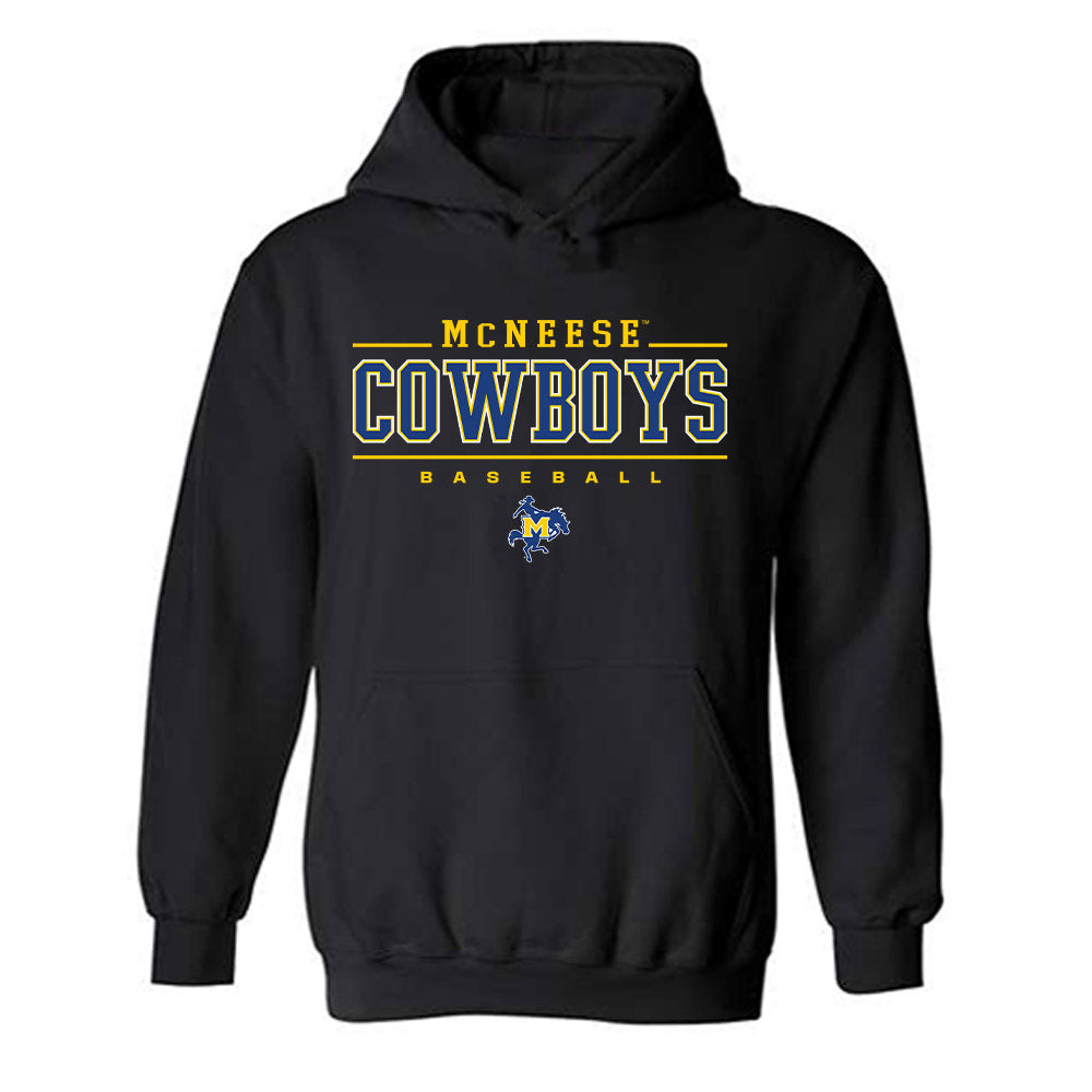 McNeese State - NCAA Baseball : DJ Pinkerton - Classic Shersey Hooded Sweatshirt-0