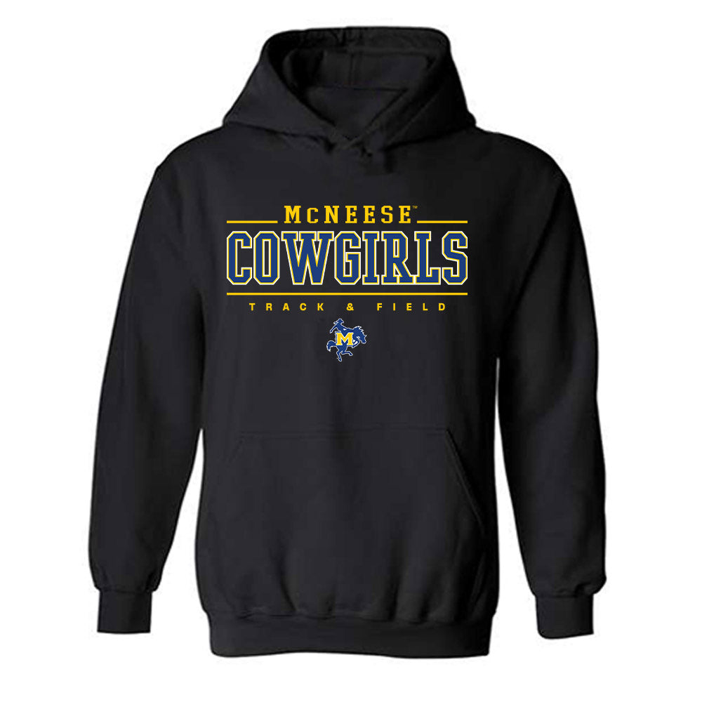 McNeese State - NCAA Women's Track & Field : Brianna Underwood - Classic Shersey Hooded Sweatshirt-0