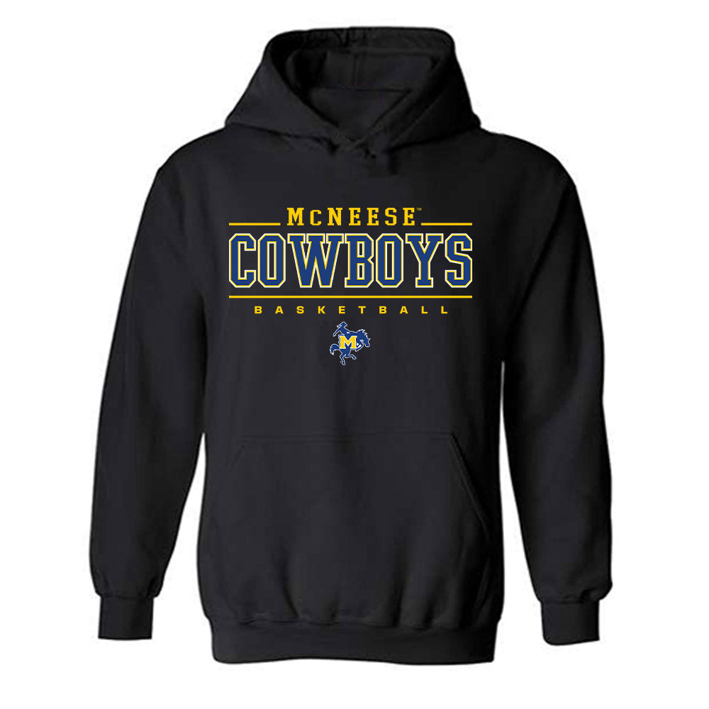 McNeese State - NCAA Men's Basketball : Alier Maluk - Classic Shersey Hooded Sweatshirt-0