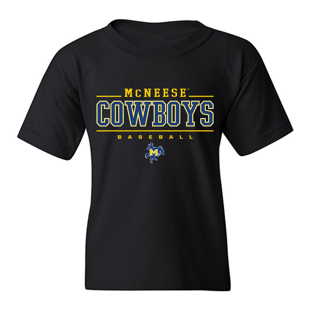 McNeese State - NCAA Baseball : DJ Pinkerton - Classic Shersey Youth T-Shirt-0