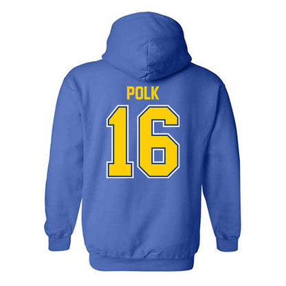 McNeese State - NCAA Football : Kylon Polk - Classic Shersey Hooded Sweatshirt-1
