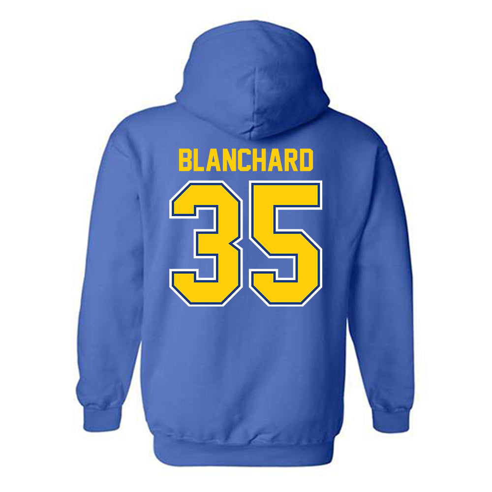 McNeese State - NCAA Baseball : Garett Blanchard - Classic Shersey Hooded Sweatshirt-1