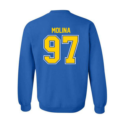McNeese State - NCAA Football : Jacob Molina - Classic Shersey Crewneck Sweatshirt-1