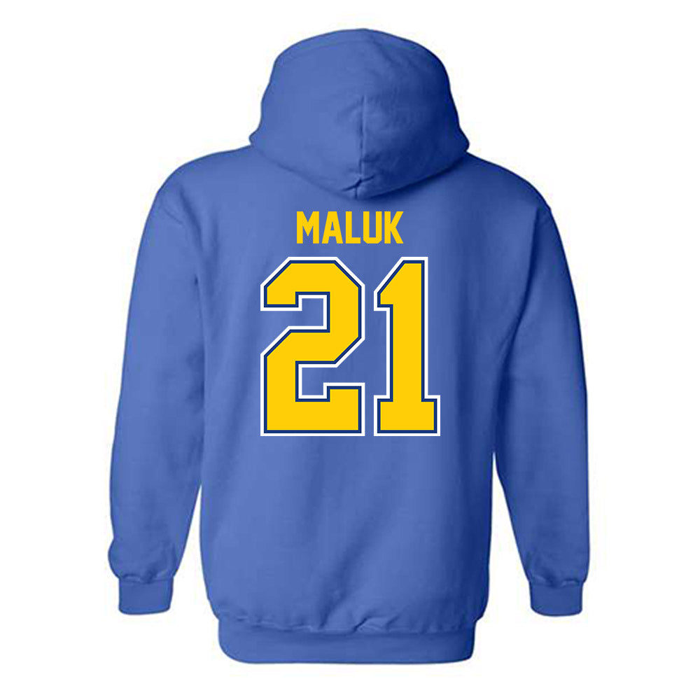 McNeese State - NCAA Men's Basketball : Alier Maluk - Classic Shersey Hooded Sweatshirt-1