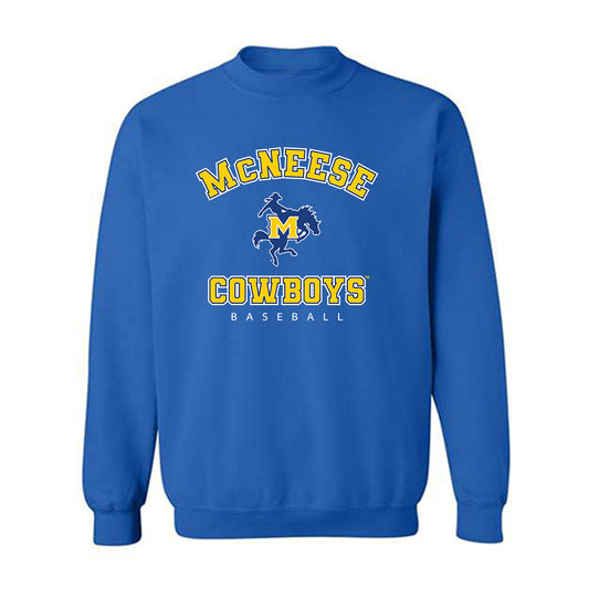 McNeese State - NCAA Baseball : Garett Blanchard - Classic Shersey Crewneck Sweatshirt-0