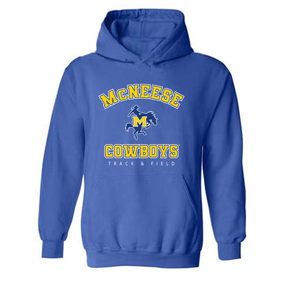 McNeese State - NCAA Men's Track & Field : Tanny Beard - Classic Shersey Hooded Sweatshirt-0