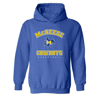 McNeese State - NCAA Men's Basketball : Alier Maluk - Classic Shersey Hooded Sweatshirt-0