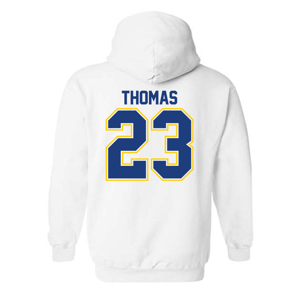 McNeese State - NCAA Football : Peyton Thomas - Classic Shersey Hooded Sweatshirt-1