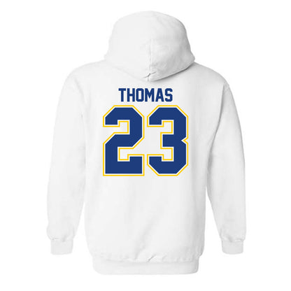 McNeese State - NCAA Football : Peyton Thomas - Classic Shersey Hooded Sweatshirt-1