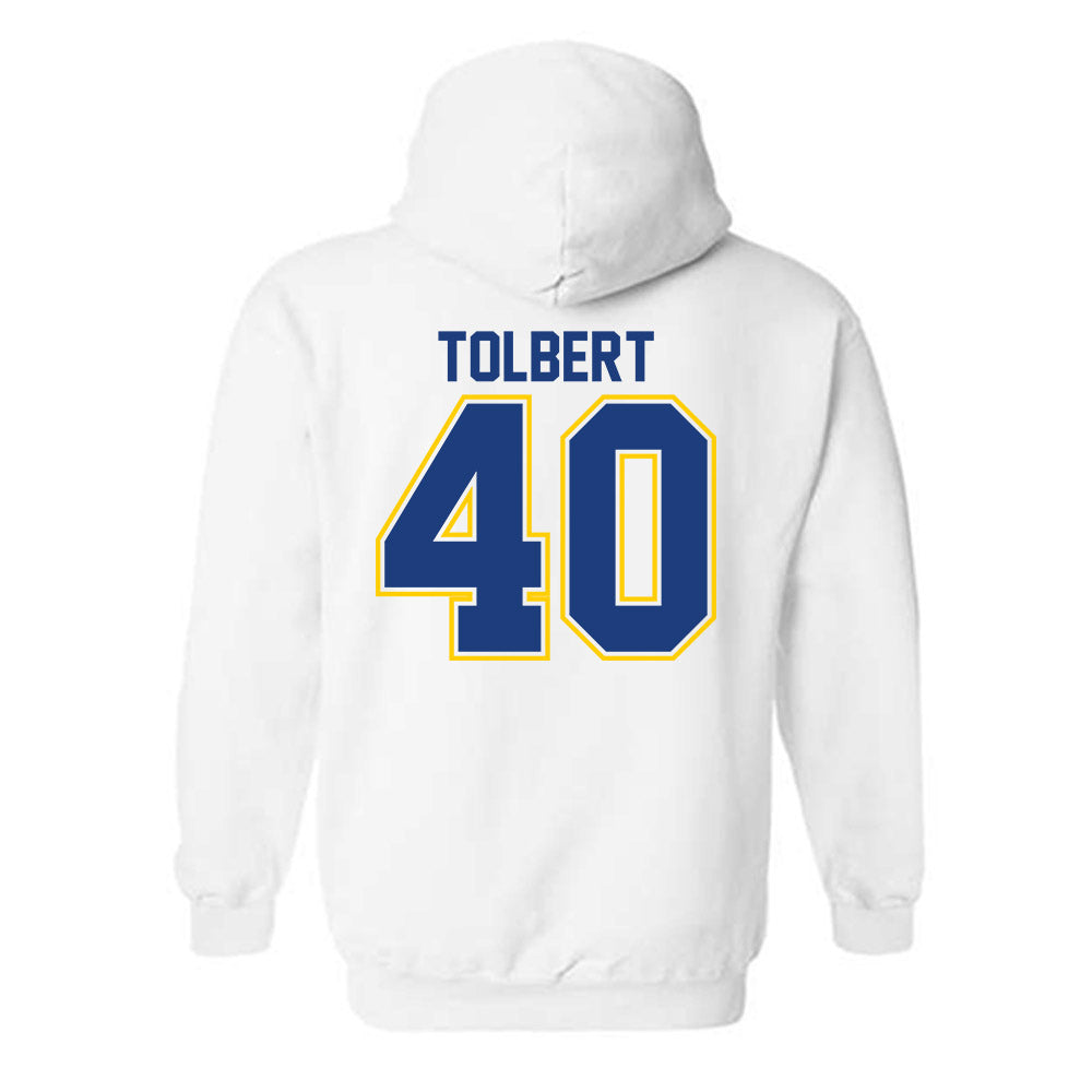 McNeese State - NCAA Baseball : Roman Tolbert - Classic Shersey Hooded Sweatshirt-1