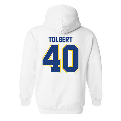 McNeese State - NCAA Baseball : Roman Tolbert - Classic Shersey Hooded Sweatshirt-1