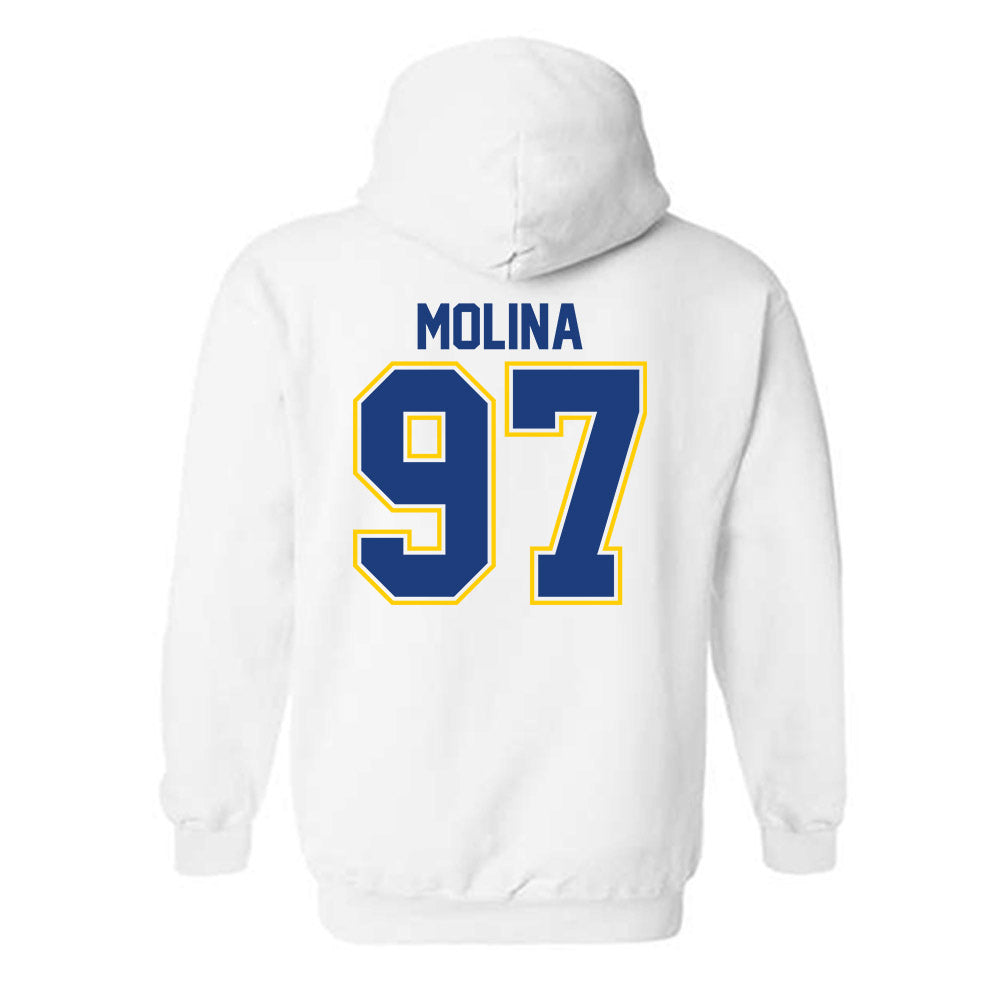 McNeese State - NCAA Football : Jacob Molina - Classic Shersey Hooded Sweatshirt-1