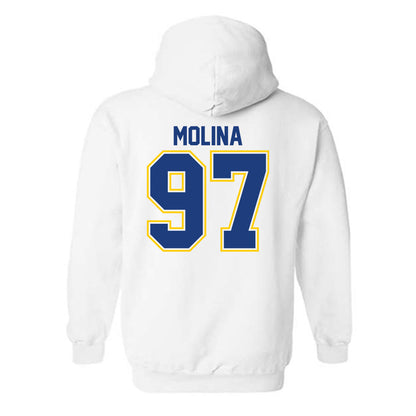 McNeese State - NCAA Football : Jacob Molina - Classic Shersey Hooded Sweatshirt-1