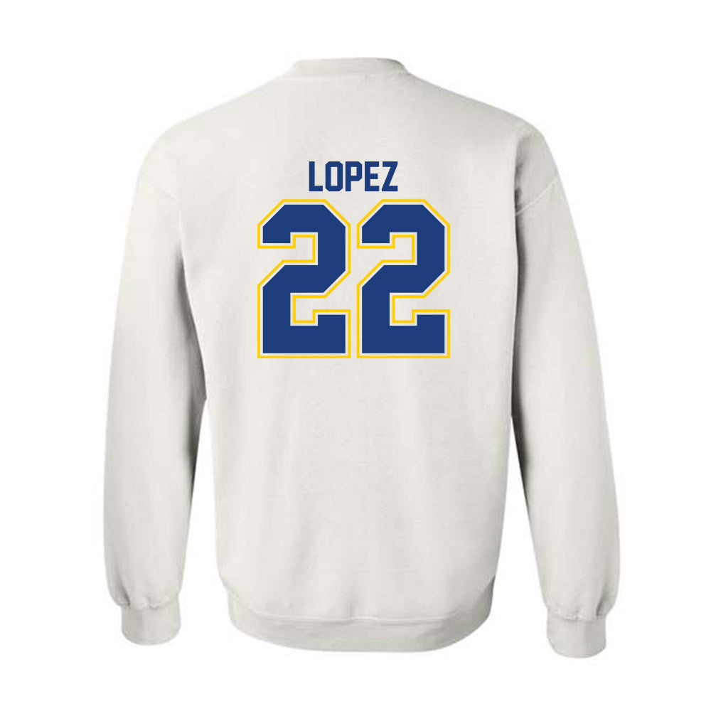 McNeese State - NCAA Baseball : Viggo Lopez - Classic Shersey Crewneck Sweatshirt-1