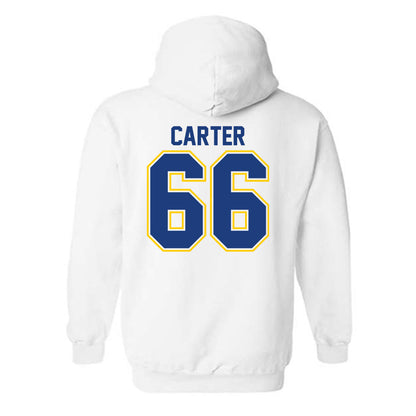 McNeese State - NCAA Football : Ian Carter - Classic Shersey Hooded Sweatshirt-1