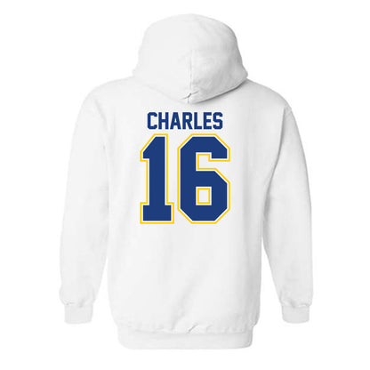 McNeese State - NCAA Football : Cohen Charles - Classic Shersey Hooded Sweatshirt-1