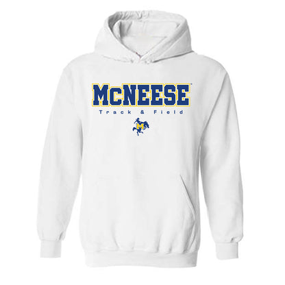 McNeese State - NCAA Men's Track & Field : Tanny Beard - Classic Shersey Hooded Sweatshirt-0