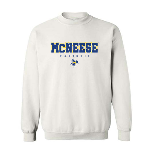 McNeese State - NCAA Football : Carlos Sanders - Classic Shersey Crewneck Sweatshirt-0