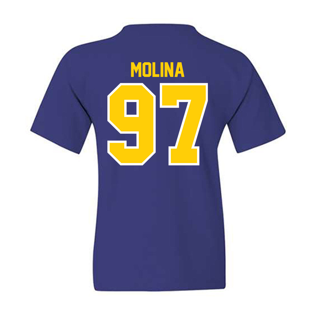 McNeese State - NCAA Football : Jacob Molina - Classic Fashion Shersey Youth T-Shirt-1