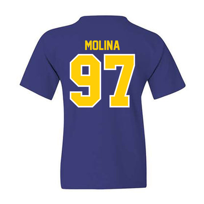 McNeese State - NCAA Football : Jacob Molina - Classic Fashion Shersey Youth T-Shirt-1