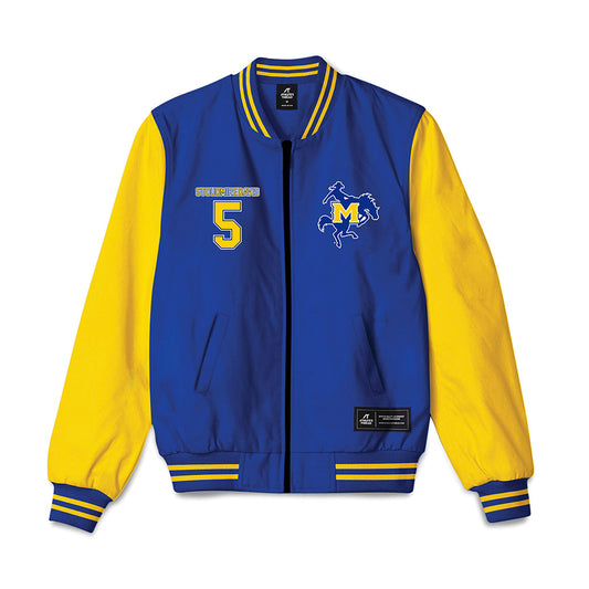 McNeese State - NCAA Football : Javon Stoudmire-Davis - Bomber Jacket-0