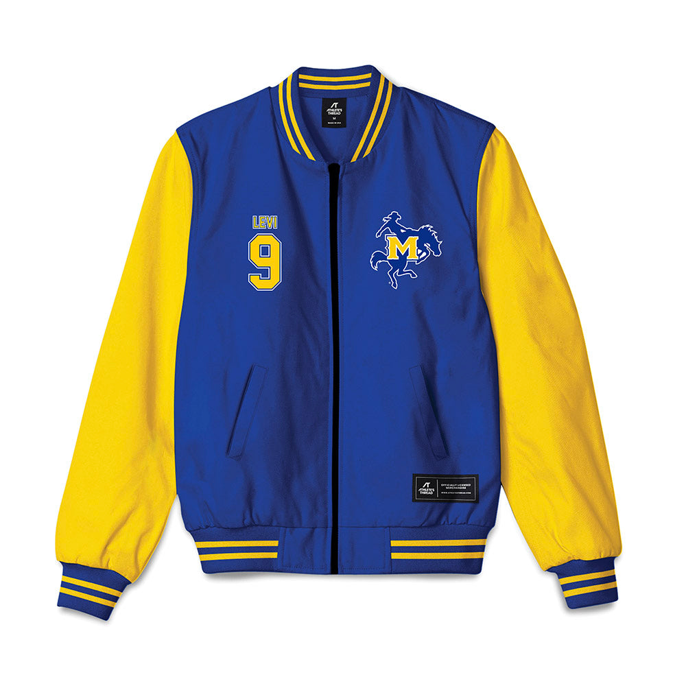 McNeese State - NCAA Football : Jamaal Levi - Bomber Jacket-0