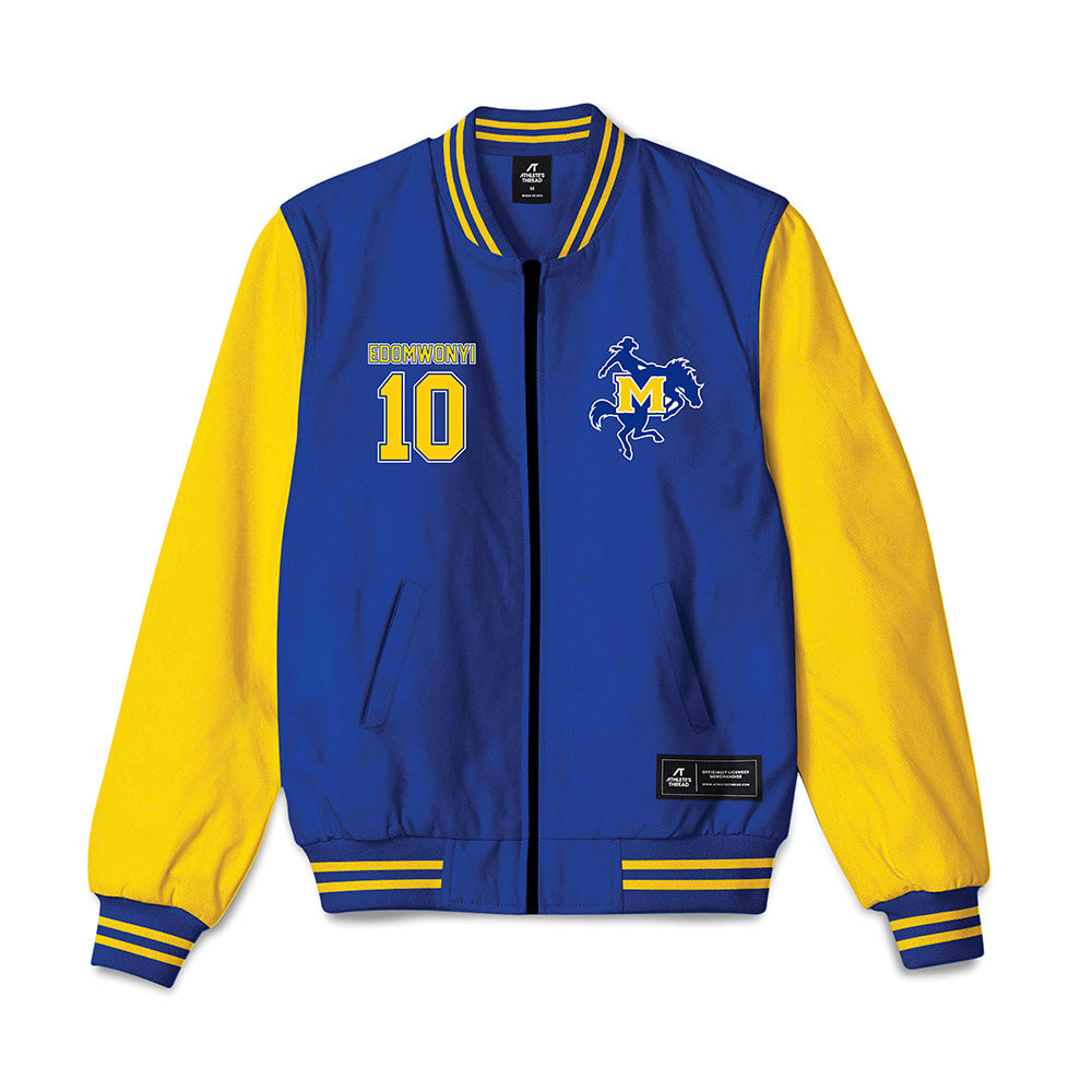 McNeese State - NCAA Women's Soccer : Elizabeth Edomwonyi - Bomber Jacket-0