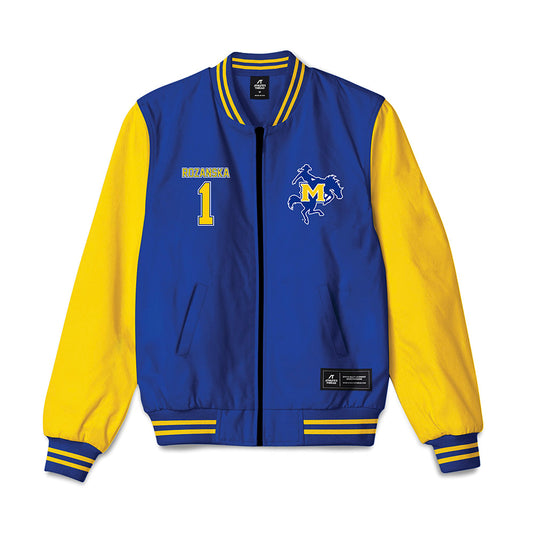 McNeese State - NCAA Women's Volleyball : Gracjana Rozanska - Bomber Jacket-0