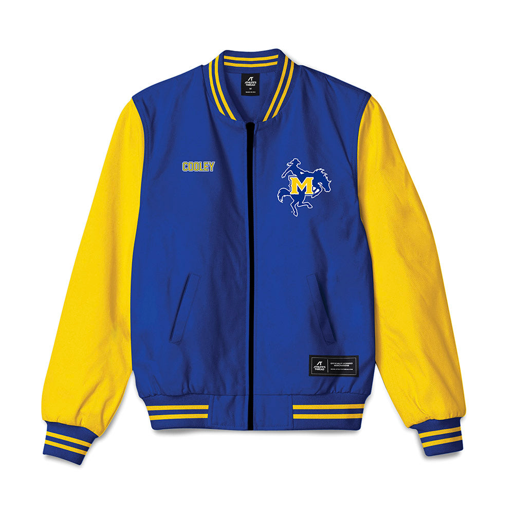 McNeese State - NCAA Women's Track & Field : Sydnie Cooley - Bomber Jacket-0