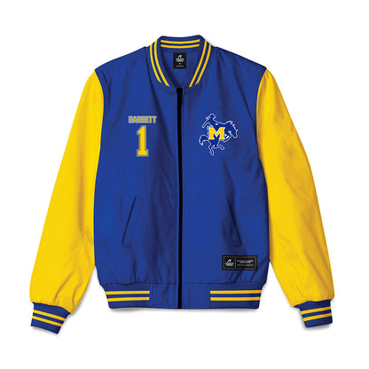 McNeese State - NCAA Football : Landon Barrett - Bomber Jacket-0
