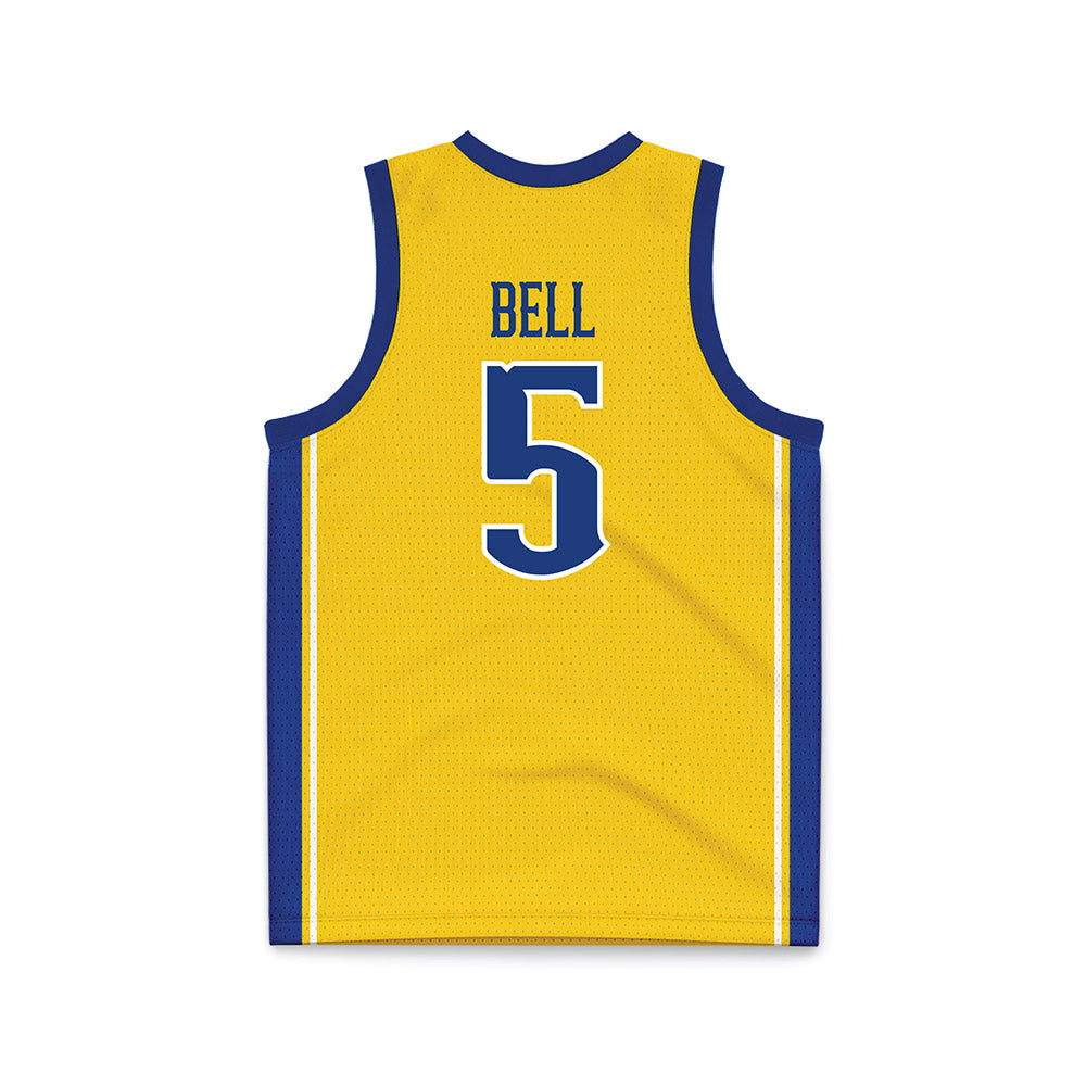 McNeese State - NCAA Women's Basketball : Jamari Bell - Yellow Basketball Jersey-1