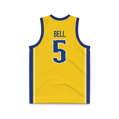 McNeese State - NCAA Women's Basketball : Jamari Bell - Yellow Basketball Jersey-1