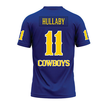 McNeese State - NCAA Football : Tj Hullaby - Blue Premium Football Jersey-1
