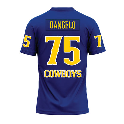 McNeese State - NCAA Football : Miguel DAngelo - Blue Premium Football Jersey-1