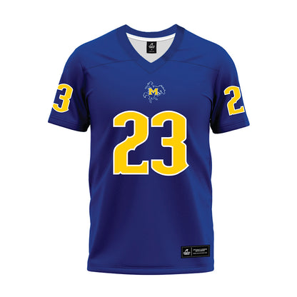 McNeese State - NCAA Football : Peyton Thomas - Blue Premium Football Jersey-0